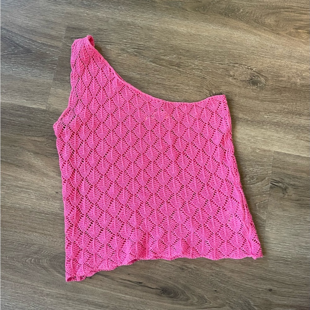 Gimaguas Pink Crochet Top